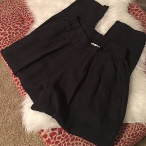 Black Crane Pants